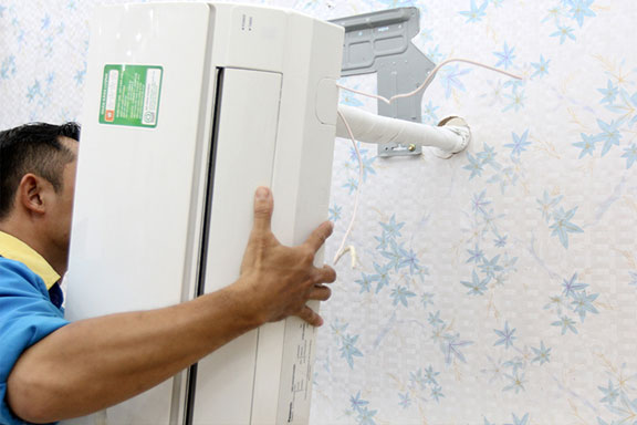 bỏ gắn di chuyển máy lạnh giá rẻ tại bình dương - điện lạnh hà hà